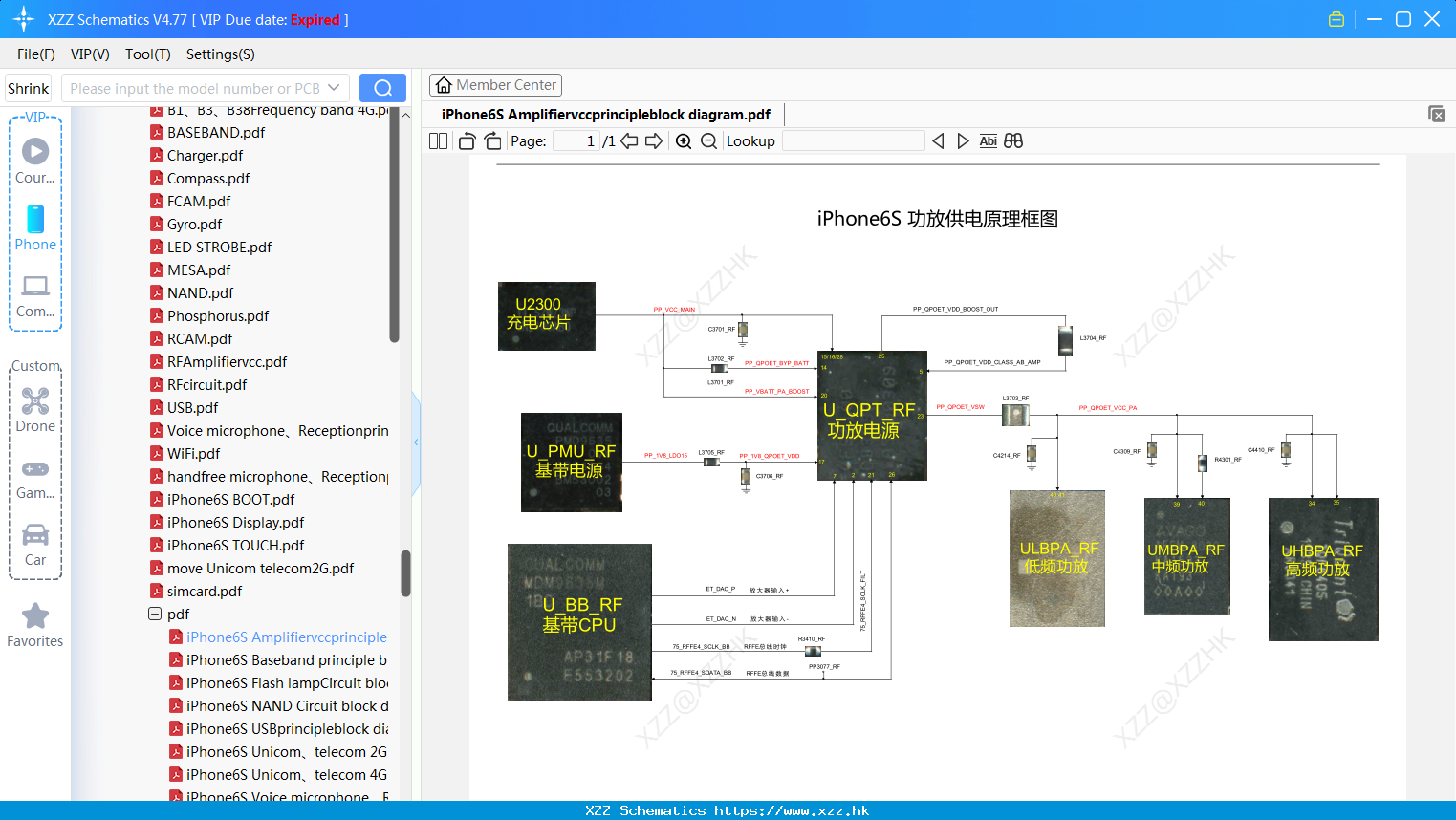 IPhone6S Amplifiervccprincipleblock Diagram